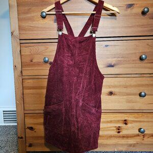 Altar'd State Burgundy Corduroy Jumper